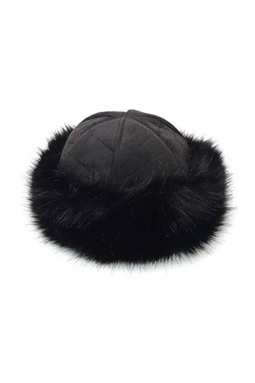 Amorar Russe Femmes Hommes Elegant Chapeau en Fausse Fourrure Chapeau dhiver Couvre-Chef&nbsp;Beret Bonnet Doux et Chaud Cache-Or