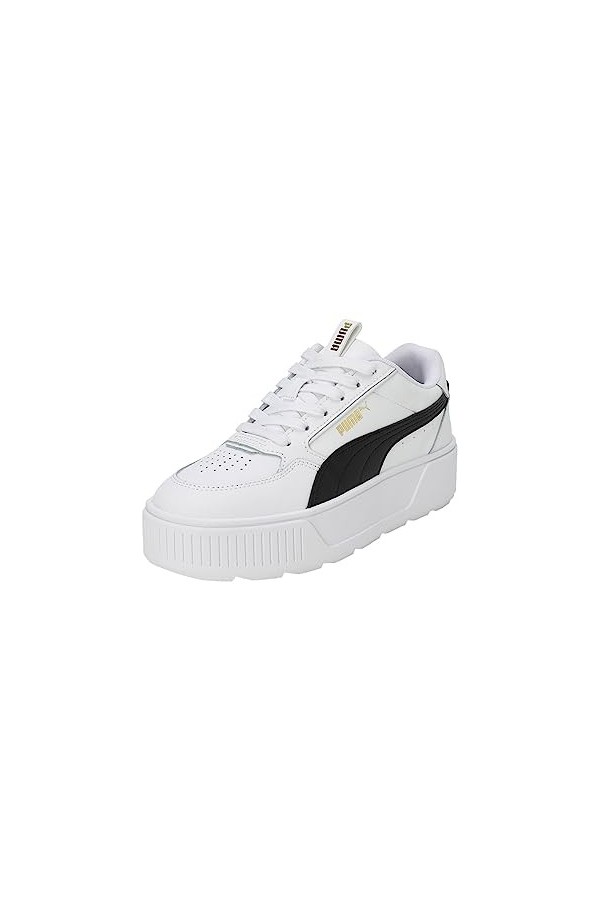 PUMA Baskets Karmen Rebelle She Moves Us pour femme, Puma White-rosée-puma Silver, 40 EU