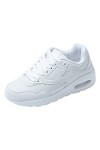 JOMIX Chaussures de Sport Running Basket Femme Chaussures de Marche Sport Baskets Gymnasium Tennis Sneakers pour Femme Blanc
