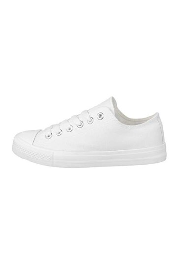 Elara Baskets Basses Unisexe Femme Homme Chunkyrayan 3500-3501 Allwhite-36