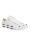 Elara Baskets Basses Unisexe Femme Homme Chunkyrayan Chucks-Flach-1 E-4/E-6 White-40