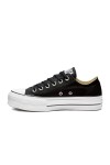 Converse 560250C Chaussures Plates Noir Noir Chaussures de Baskets à Lacets pour Femmes 37