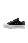 Converse 560250C Chaussures Plates Noir Noir Chaussures de Baskets à Lacets pour Femmes 37