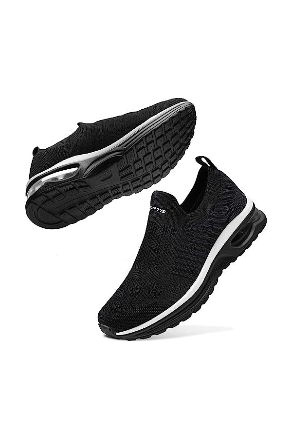 Basket Femme Respirantes Chaussures de Running Marche Sport Travail Légères Sneakers