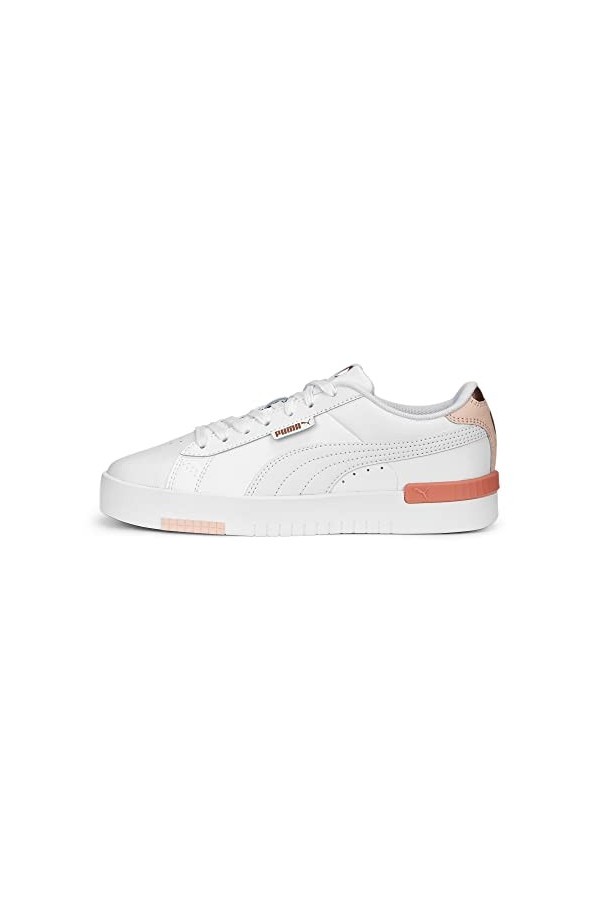 PUMA Femme Jada Renew Basket, Fleur dhibiscus Blanche en cuivre, 39 EU