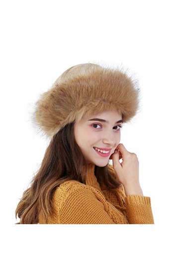 RUIXIA Chapka Femme en Fausse Fourrure Chapka Russe Hiver Thermiques pour Femme Homme Chapeau Hiver Super Epais et Chaud pour