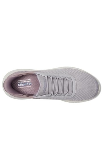 Skechers Bobs Squad Chaos-in Color - Baskets à enfiler mains libres pour femme, Lav., 37 EU