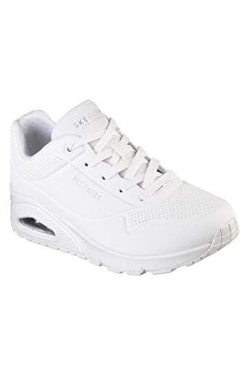 Skechers Femme UNO Stand on AIR Basket, Blanc, 38 EU