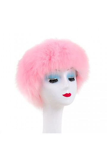 BYNYXI Chapeau de Fourrure Femmes Chapeau de Fourrure Russe, Chapeau de Fourrure Chaud cosaque Chapeau Russe Chapeau dhiver F