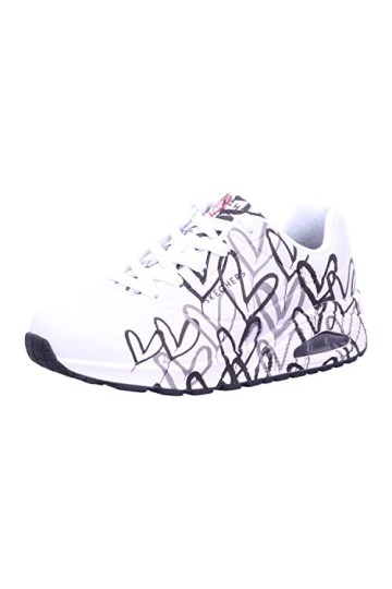 Skechers Baskets pour Femme, Blanc., 41 EU