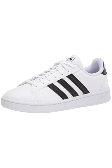 Adidas - Baskets Grand Court pour femme, Blanc Blanc/noir , 42 EU