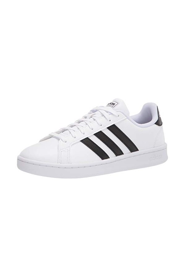 Adidas - Baskets Grand Court pour femme, Blanc Blanc/noir , 42 EU