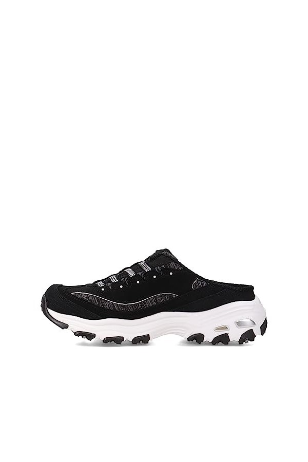 Skechers DLites, Baskets à la Mode Femme, Marineblau Weiß, 41 EU