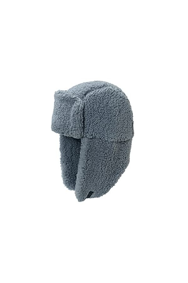 Chapka en Polaire dhiver Chapeau de Trappeur Chapeau en Peluche Chaud Bonnet Aviateur avec Oreillettes Coup-Vent dhiver Bon