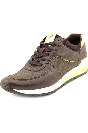 Michael Kors Michael by Allie Baskets pour femme - Noir - Logo Black White., 36 EU