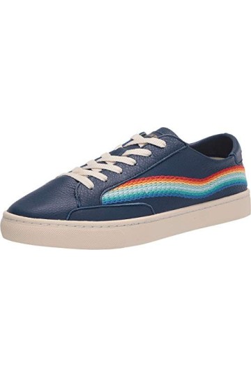 Soludos Rainbow Wave Baskets pour femme, Bleu bleu marine , 35.5 EU