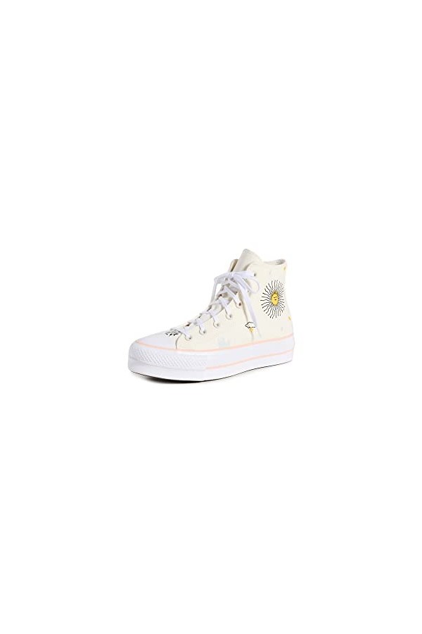 Converse Baskets Chuck Taylor All Star Lift pour femme, Egert/Cheekycoral/blanc, 38.5 EU