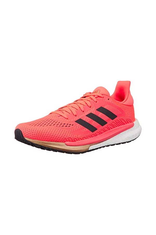 adidas Femme Solar Glide 3 W Basket, FTW Bla/Negbás/Rossen, 39 1/3 EU