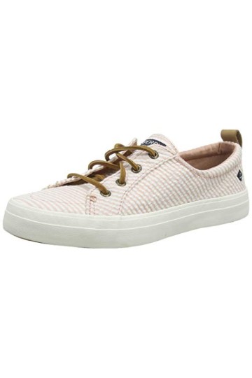 Sperry Top-Sider Femme Crest Vibe Basket, Rose/Blanc, 39 EU