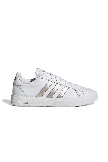 adidas Femme Grand Court Baskets, Ftwwht/Plamet/Ftwwht, 40 EU