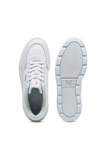 PUMA Baskets Karmen Rebelle She Moves Us pour femme, Puma White-rosée-puma Silver, 40 EU