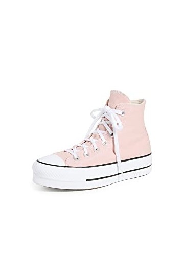 Converse Chuck Taylor All Star Lift Hi - Baskets pour femme - Noir/Bleu/Aigrette, 37.5 EU