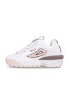 FILA Femme Disruptor WMN Basket, White Pale Mauve, 39 EU