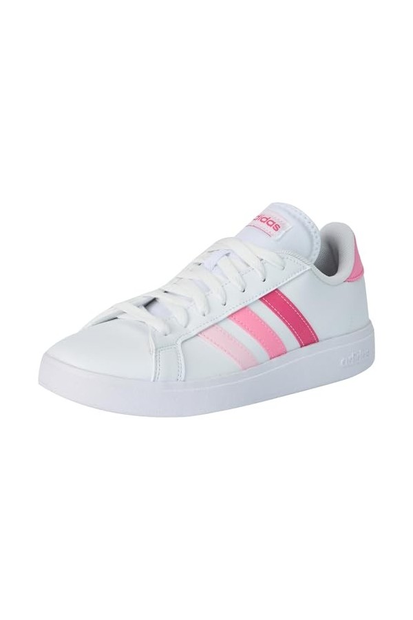 adidas Femme Grand Court Base 2.0 Basket, FTWR Blanc FTWR Blanc Clear Rose, 38 2/3 EU