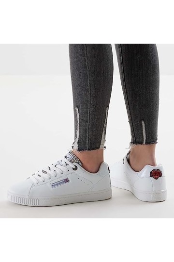 British Knights Femme Brume Basket, Weiss Love, 38 EU