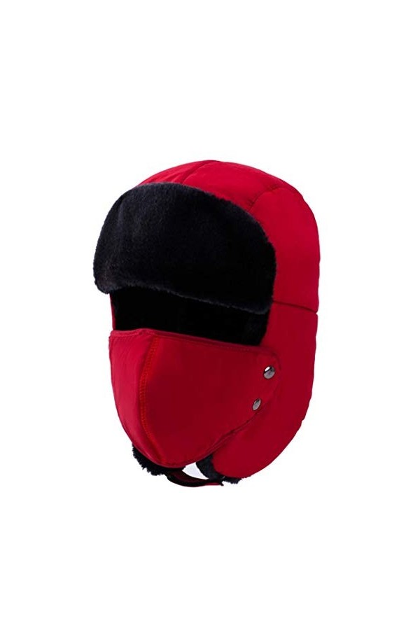 ANEWISH Bonnet dhiver unisexe avec cache-oreilles, chapeau en fourrure, chapeau en fausse fourrure, chapeau daviateur, vous