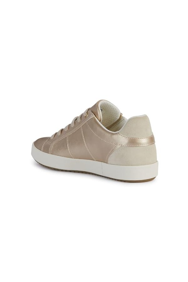 Geox Femme D Blomiee E Basket, Lt Gold Lt Sand, 38 EU