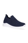 CM PARIS Baskets et Chaussure de Sport Athétiques à Enfiler - Sneakers Légères Femme avec Semelle en Mousse Bleu Foncé, Sys