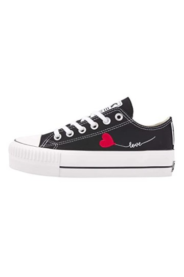 British Knights Femme Kaya Low Basket, Noir, 37 EU