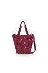 reisenthel Shopper-ZR3074, Bagage à Main Femme, Bavaria 5 Dark Ruby, Taille Unique