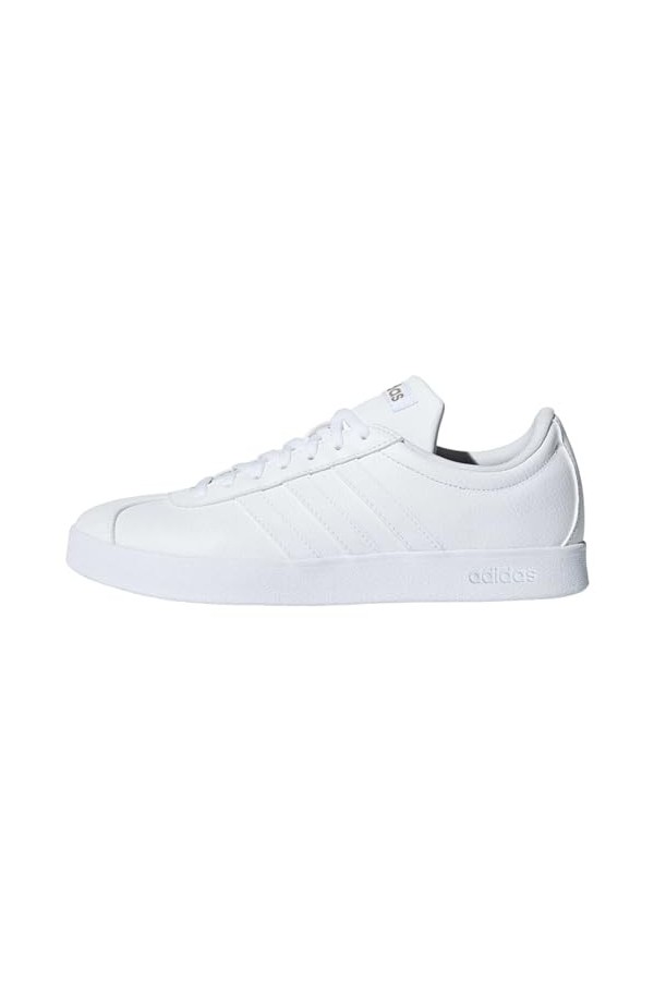 adidas Femme VL Court 2.0 Baskets, Cloud White / Cloud White / Metallic, 40 2/3 EU