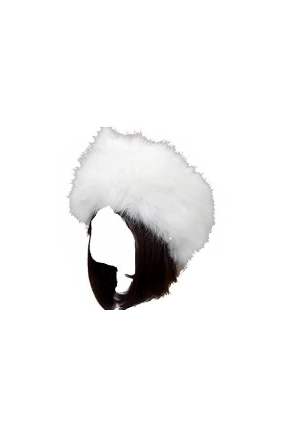 XIXIMAON Chapka en Fausse Fourrure Femme Style Russe Toque Chapeau dhiver Épais et Chaud Bonnet Polaire Casquette Mode Éléga