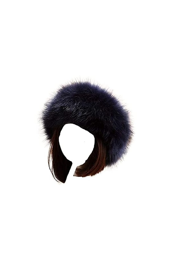 XIXIMAON Chapka en Fausse Fourrure Femme Style Russe Toque Chapeau dhiver Épais et Chaud Bonnet Polaire Casquette Mode Éléga