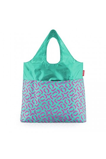 reisenthel Shopper Plus-av5045, Cabas. Femme, Vert, Taille Unique