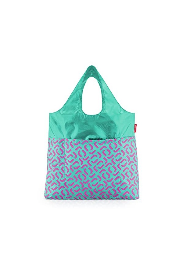 reisenthel Shopper Plus-av5045, Cabas. Femme, Vert, Taille Unique