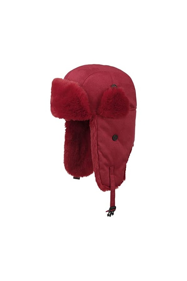 Seeberger Chapka Finola Bonnet pour lhiver L 58-59 cm - Rouge 