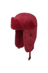 Seeberger Chapka Finola Bonnet pour lhiver L 58-59 cm - Rouge 