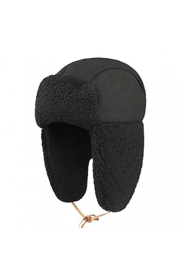 YJZQ Chapeau Hiver Chapka Unisexe élégant Cache-Oreilles Casquette avec Doublure Fausse Fourrure Chapeau Femme Chapka pour Cy