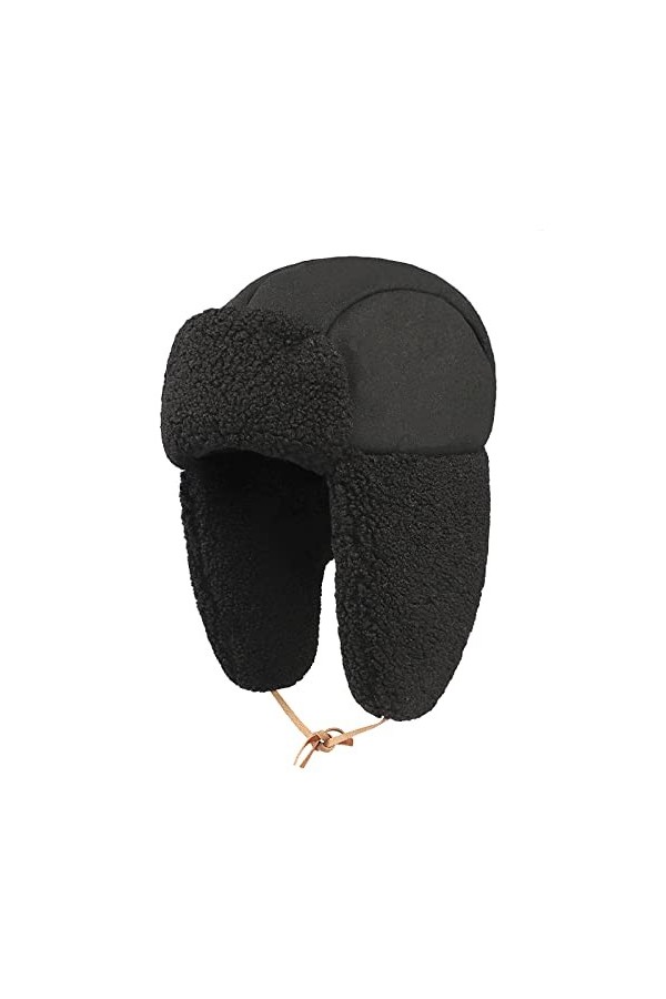 YJZQ Chapeau Hiver Chapka Unisexe élégant Cache-Oreilles Casquette avec Doublure Fausse Fourrure Chapeau Femme Chapka pour Cy