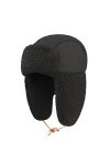 YJZQ Chapeau Hiver Chapka Unisexe élégant Cache-Oreilles Casquette avec Doublure Fausse Fourrure Chapeau Femme Chapka pour Cy