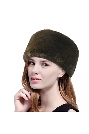 RUIXIA Chapka Femme en Fausse Fourrure Chapka Russe Hiver Thermiques pour Femme Chapeau Hiver Super Epais et Chaud pour Ski S
