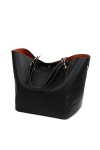 Coolives Sac Cabas 2 en 1 Sac à épaule pour Femme en Cuir PU élégant Sacs a Main Chic Sac a Tote Vintage Hobo Sac fourre-Tout