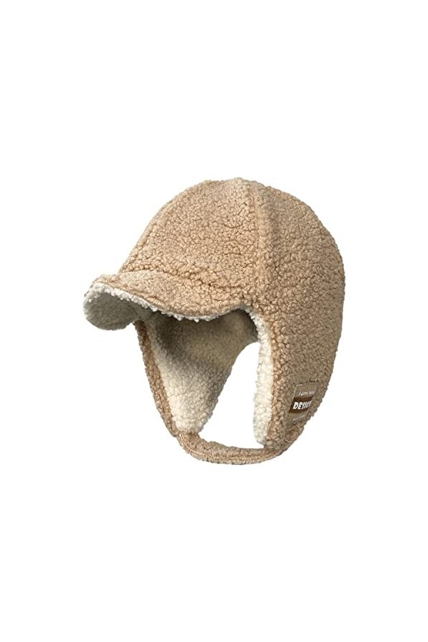 Clape Chapka dhiver Classic Trapper Hat Winter Bomber Hat Thermique Chapeau Trappeur Bonnet daviateur Russe avec Fausse Fou