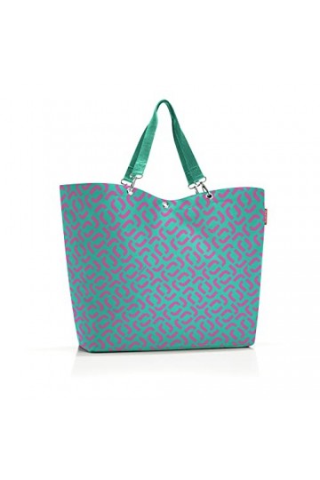 reisenthel shopper XL signature spectra green - Sac shopping spacieux et sac à main élégant en un - Fabriqué en matériau hydr