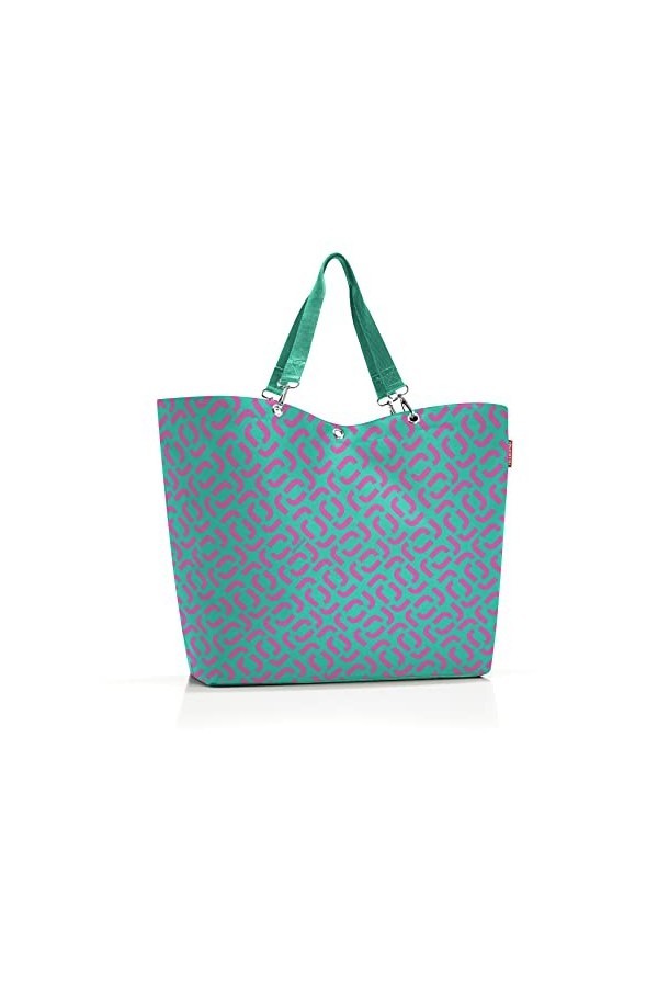 reisenthel shopper XL signature spectra green - Sac shopping spacieux et sac à main élégant en un - Fabriqué en matériau hydr