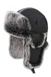 Insun Unisex Chapka Haute Visibilité Chapeau de Trappeur en Fausse Fourrure Chaud Anti Vent Ushanka Chapeau de Chasse Russe N
